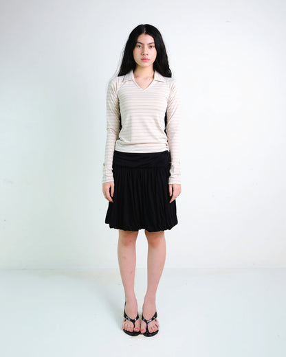 Balloon Skirt in Black