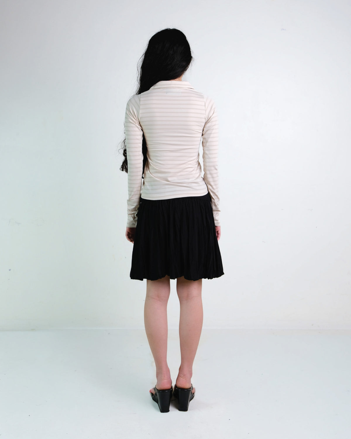 Balloon Skirt in Black