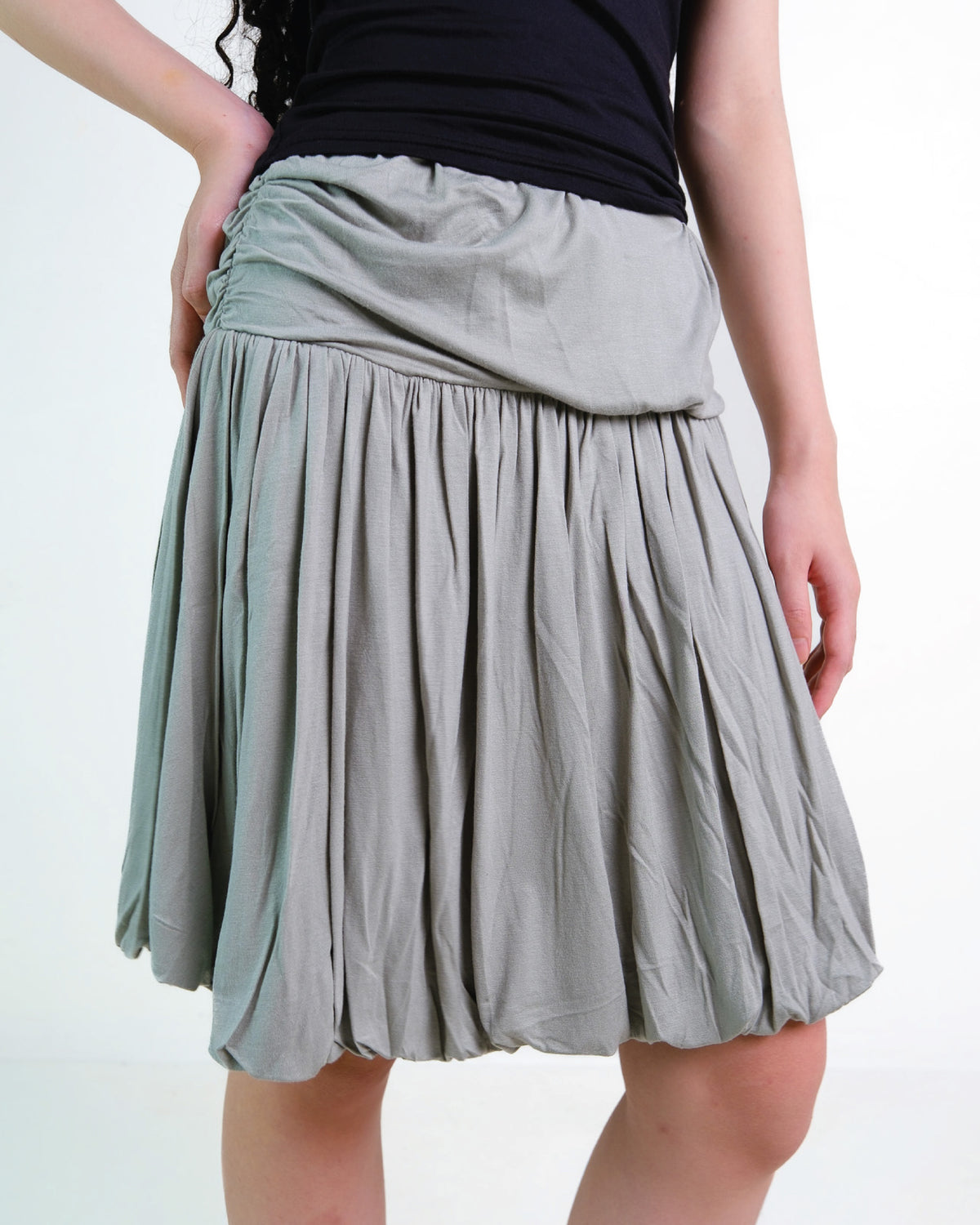 Balloon Skirt in Smoke