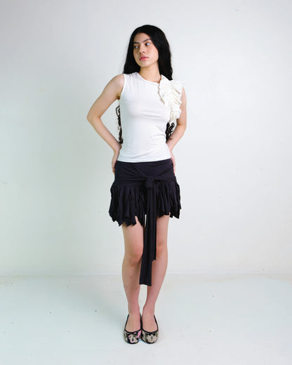 Ruffle Wrap Skirt