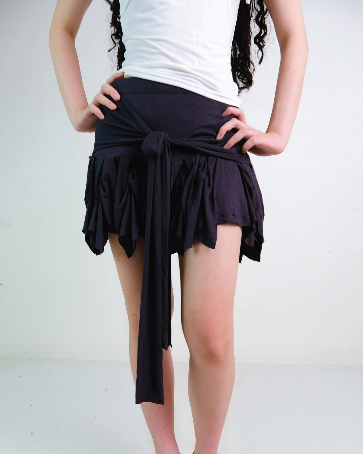 Ruffle Wrap Skirt