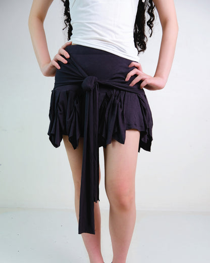 Ruffle Wrap Skirt