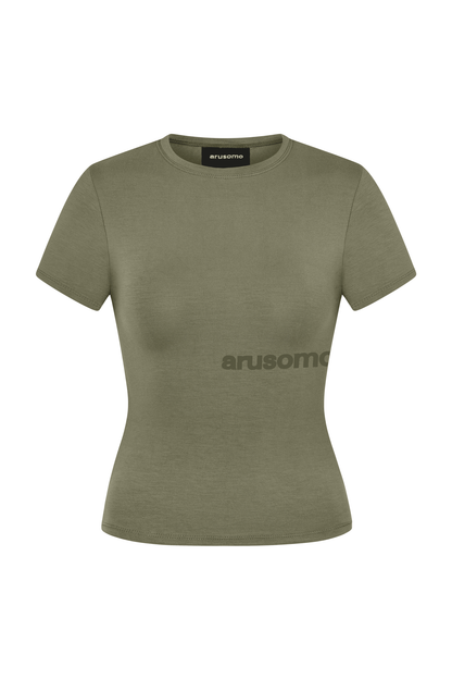 Merch Tee in Moss