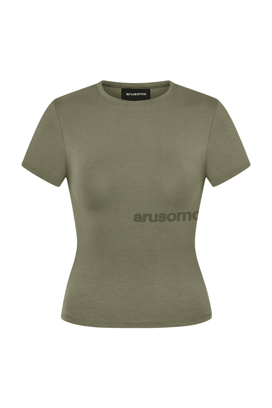 Merch Tee in Moss