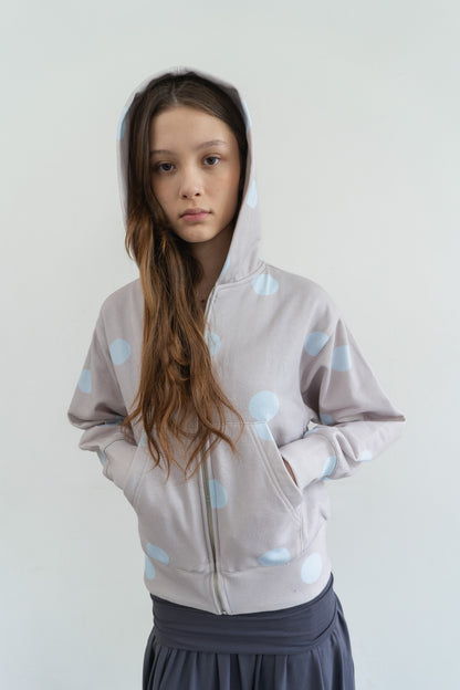 Mia Polkadot Hoodie