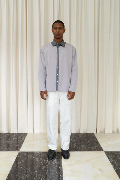 Double Layer Shirt in Grey