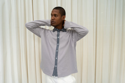 Double Layer Shirt in Grey