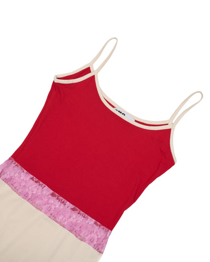 Sana Dress in Red/Pink