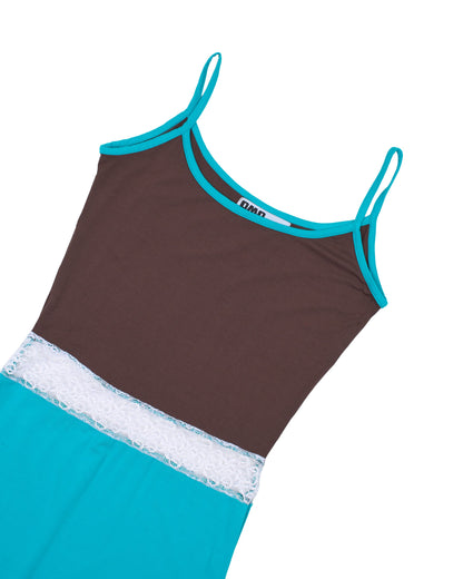 Sana Dress in Brown/Tosca