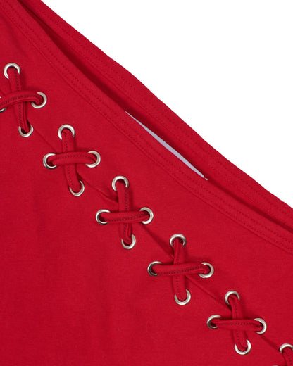 Cross One Shoulder in Red