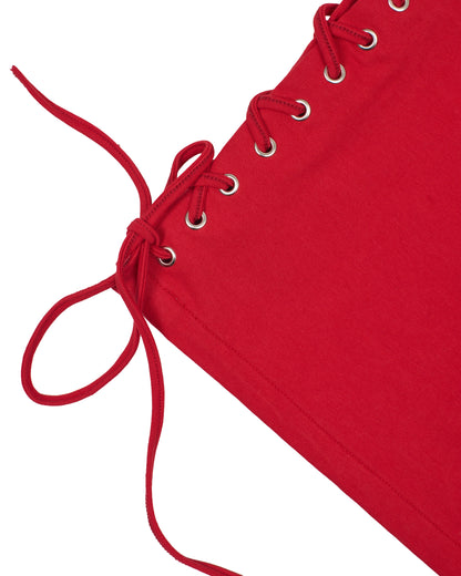 Cross One Shoulder in Red