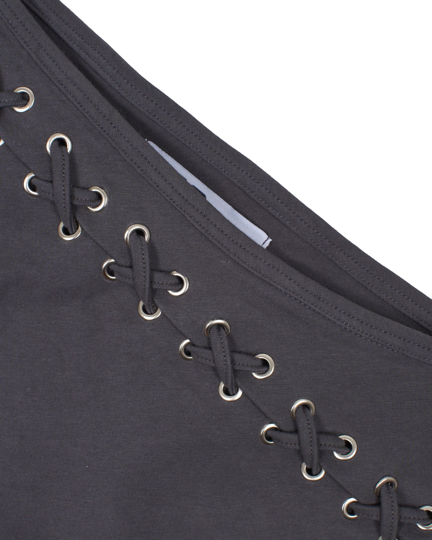 Cross One Shoulder in Dark Grey