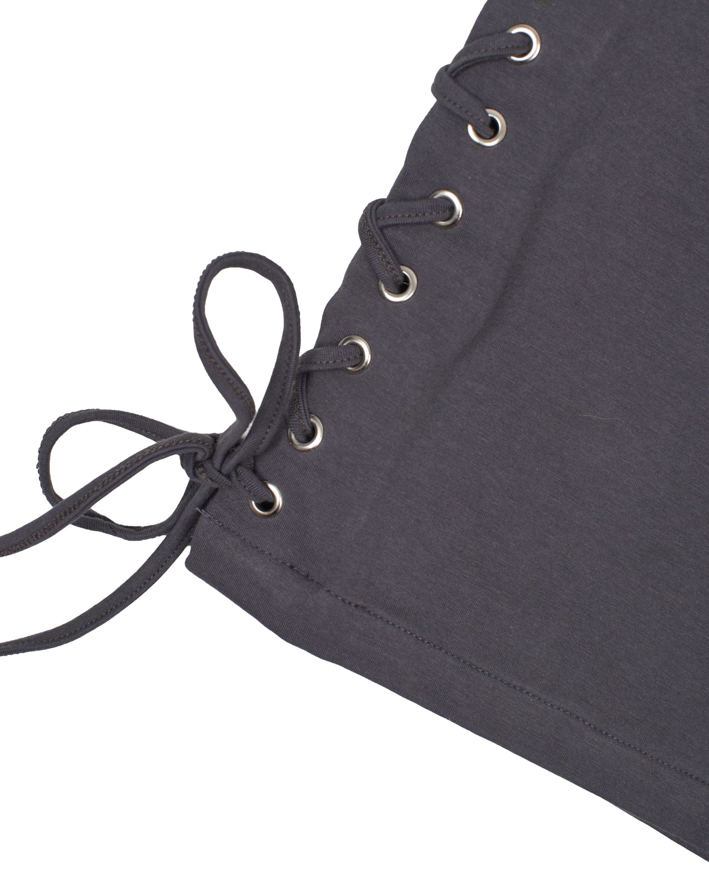 Cross One Shoulder in Dark Grey