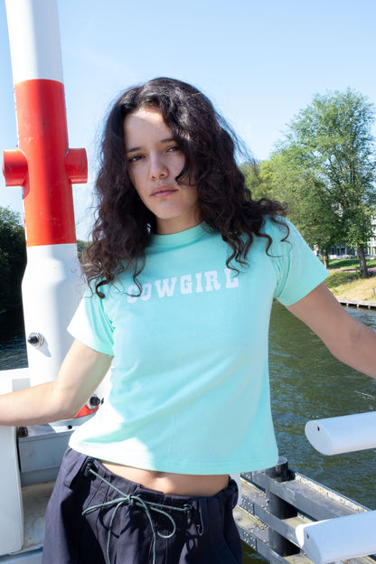 Cowgirl Baby T-Shirt in Mint