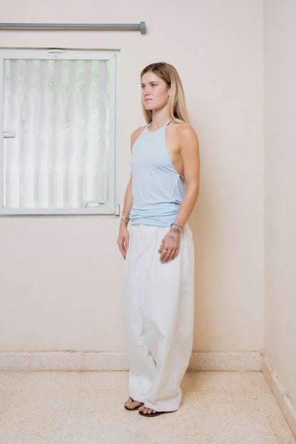 Backless Top - Sky