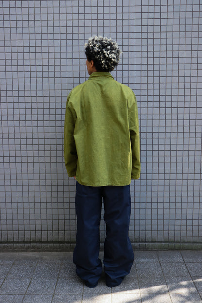 Washed Chore Jacket in Green