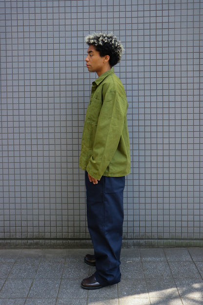 Washed Chore Jacket in Green
