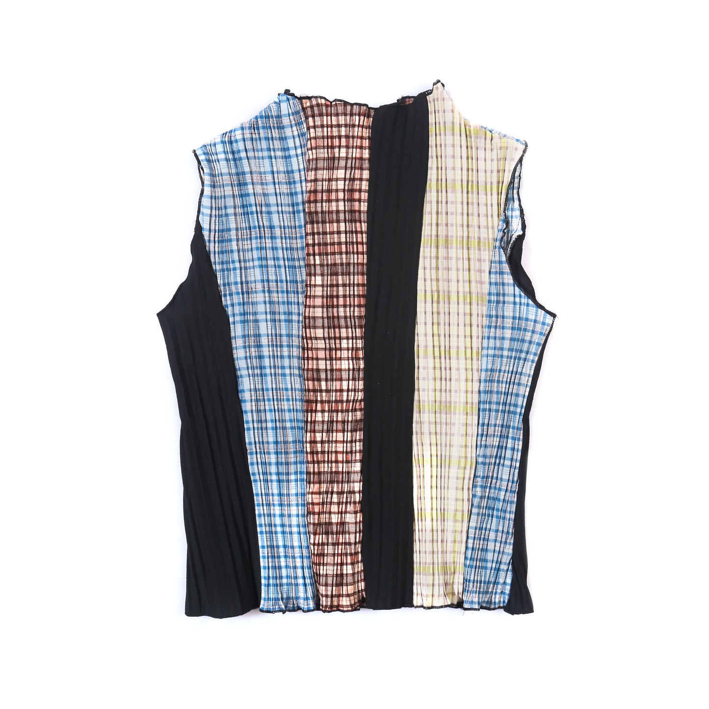 Pleated Patchwork Top